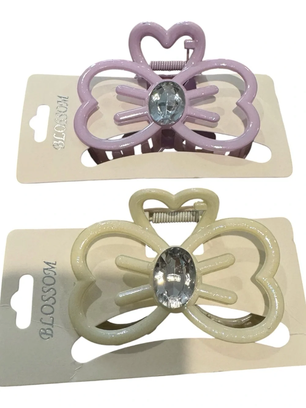 New Bundle 2 Hello‎ Kitty Theme Large Iridescent Pastel Bling Claw Clips Kawaii